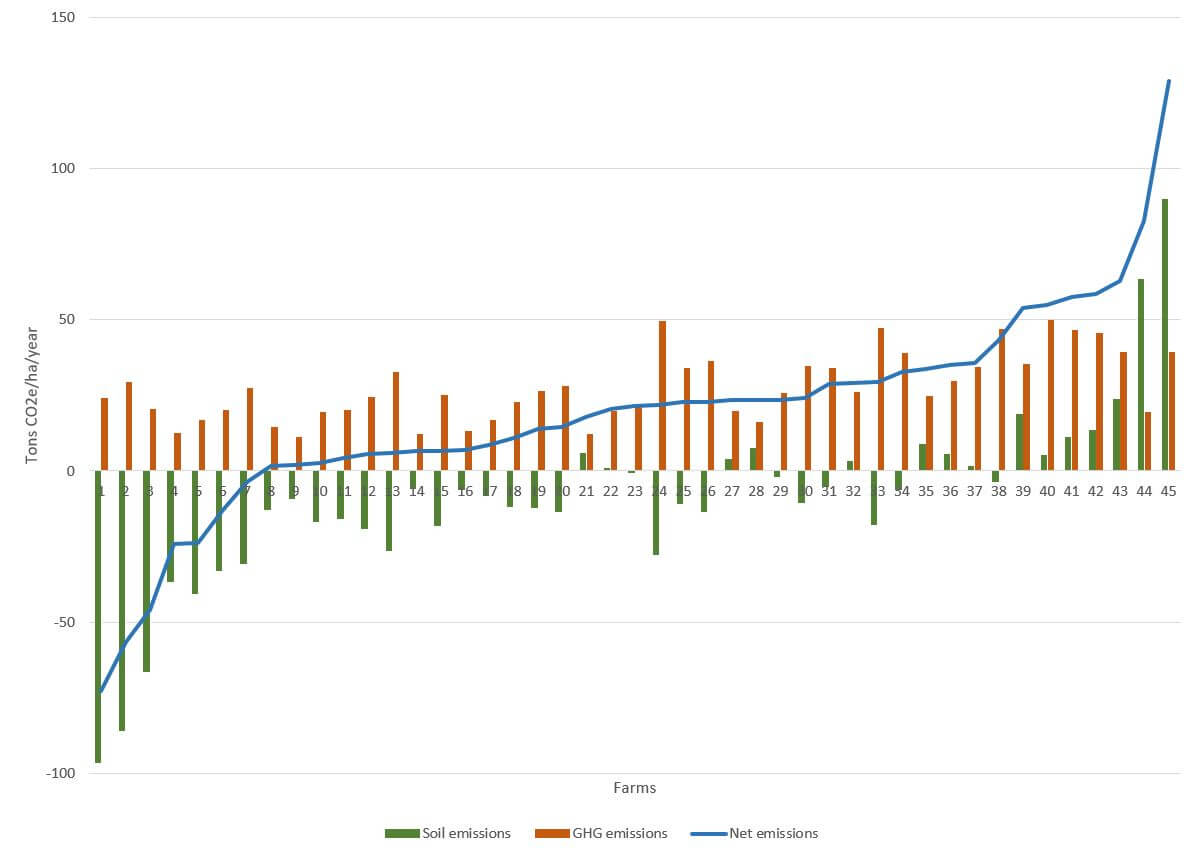 Figure 1 - Net C emissions