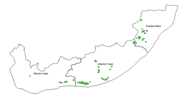 Trace and Save map of soil samples